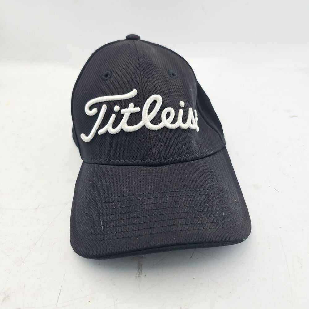 Titleist Baseball Cap Fitted Medium Large Black Paco Rich